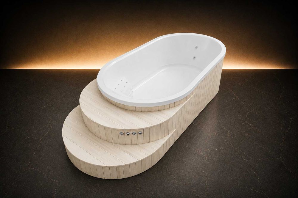 Basen balia jacuzzi od ręki nowe producent hydromasaż piec zestaw