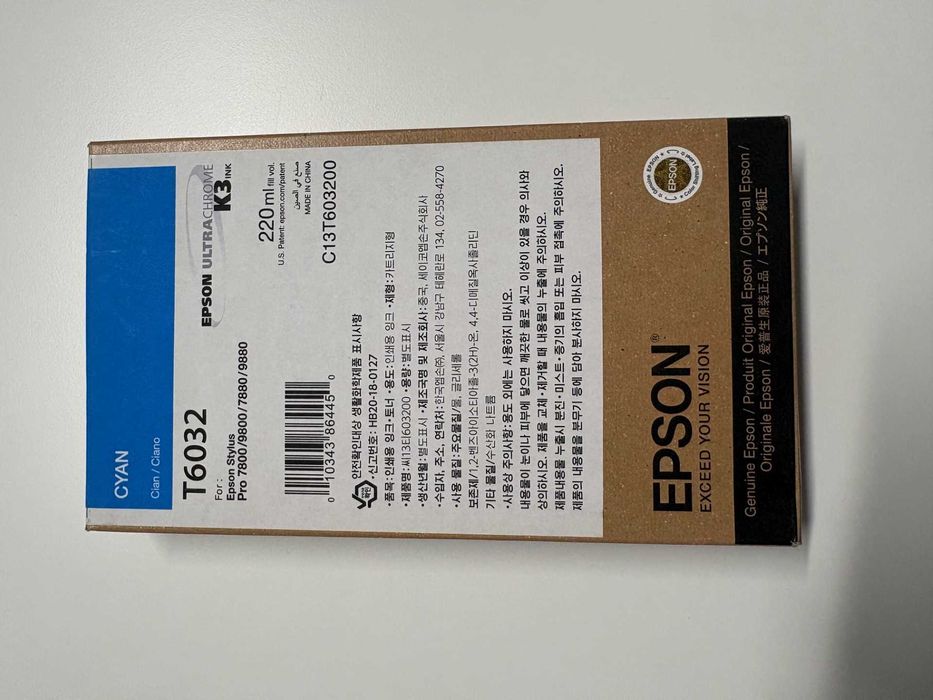 Tinteiro EPSON | T6032 Cyan (original)
