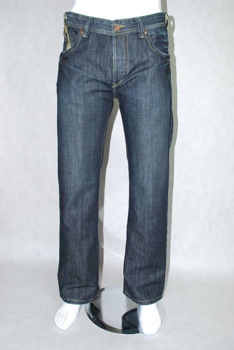 Jeansy krój prosty szeroki Over Heat 830 pas 100, 92, 90, 84, 82