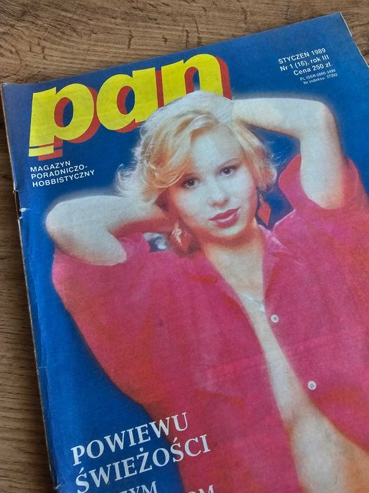 UNIKAT! Magazyn PAN - styczeń 1/1989 - polski PLAYBOY