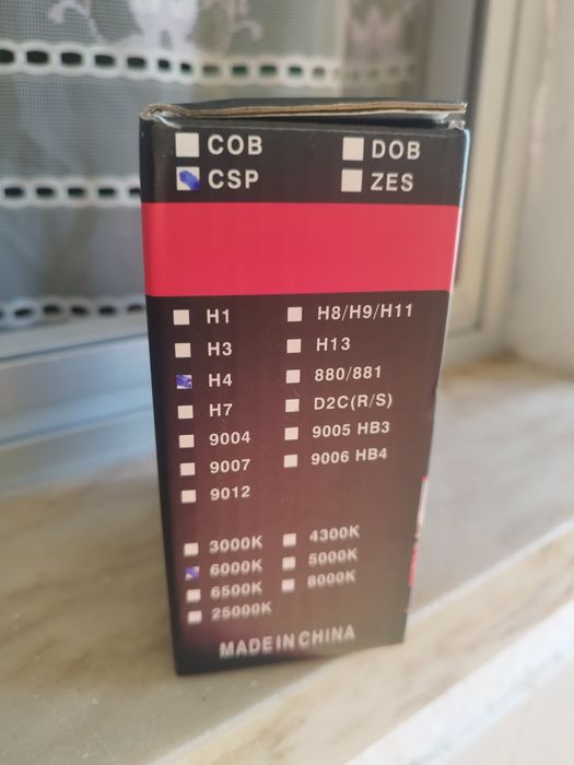 Lâmpadas H4 led 200w 6000k branco Novo