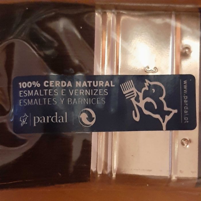 NOVA Trincha Cerda Preta Esmaltes Vernizes e Tintas Aquosas