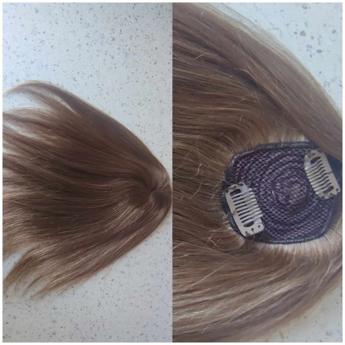 Топпер перука натуральне волосся