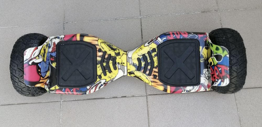 Hoverboard Skate Elétrico 8.5" Original Led Bluetooth Offroad