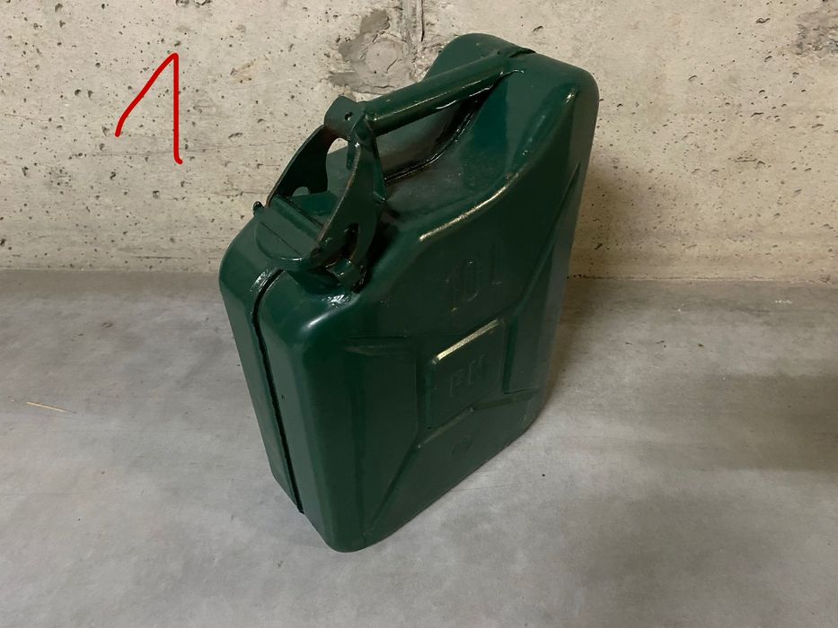 Kanister 10l, 20l metalowe, bańka, beczka stan bdb