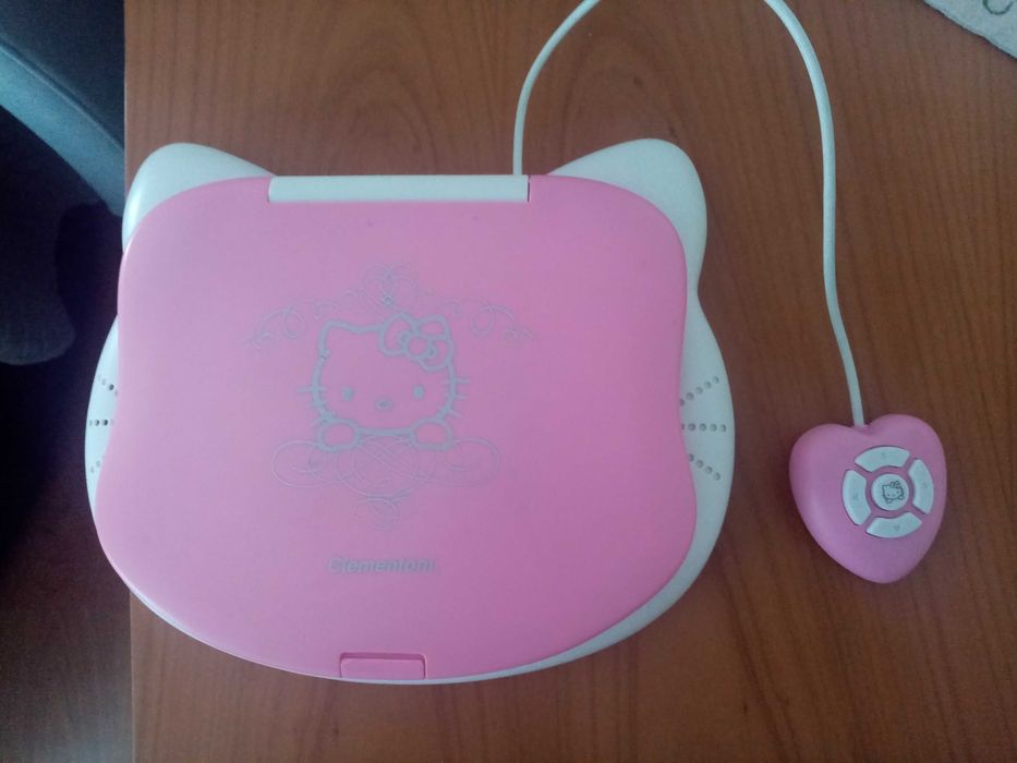 Computador HELLO KITTY interativo para brincar