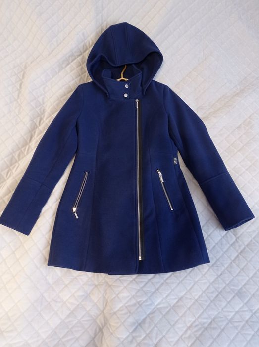 Płaszcz granatowy 36 stan idealny