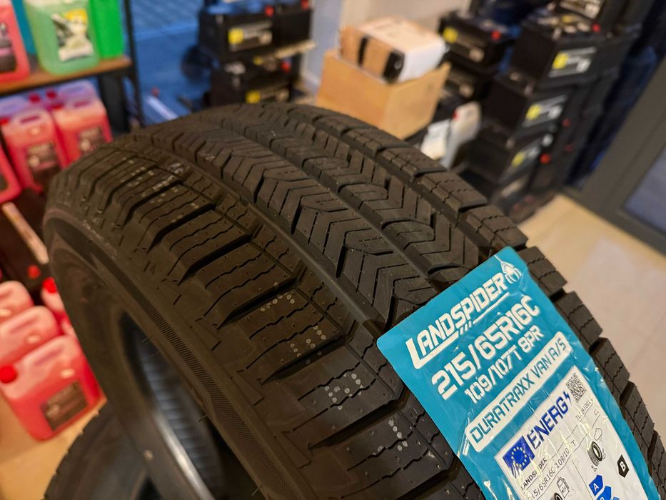 NOWE Opony wielosezonowe całoroczne LANDSPIDER 225/65R16C 112S DURATRA