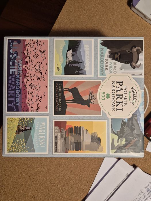 Puzzle parki narodowe 500szt