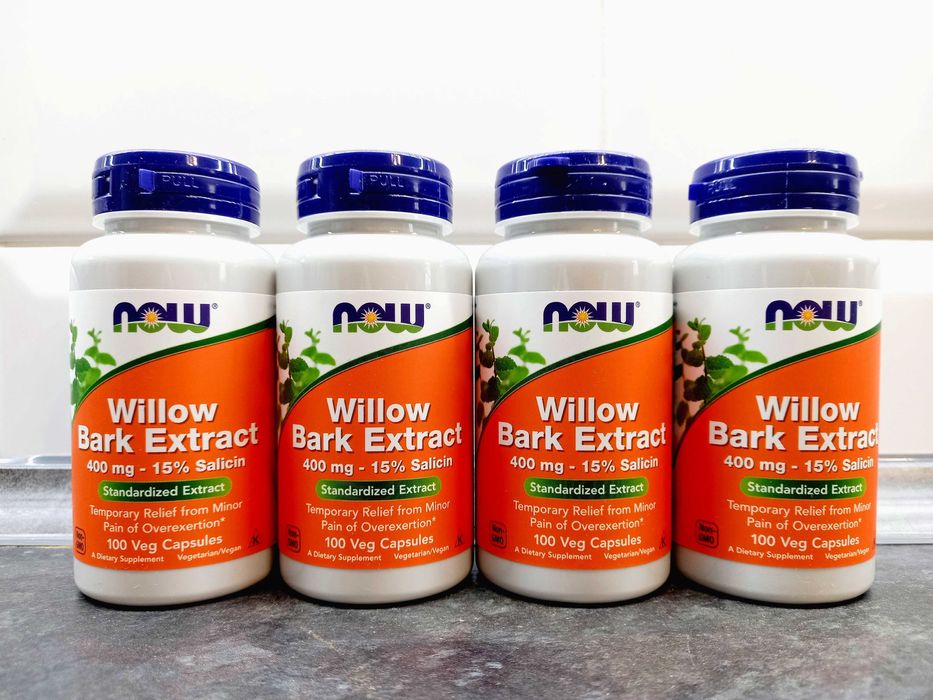 Now Foods, Willow Bark Extract 400 мг (100 капс.), кора ивы