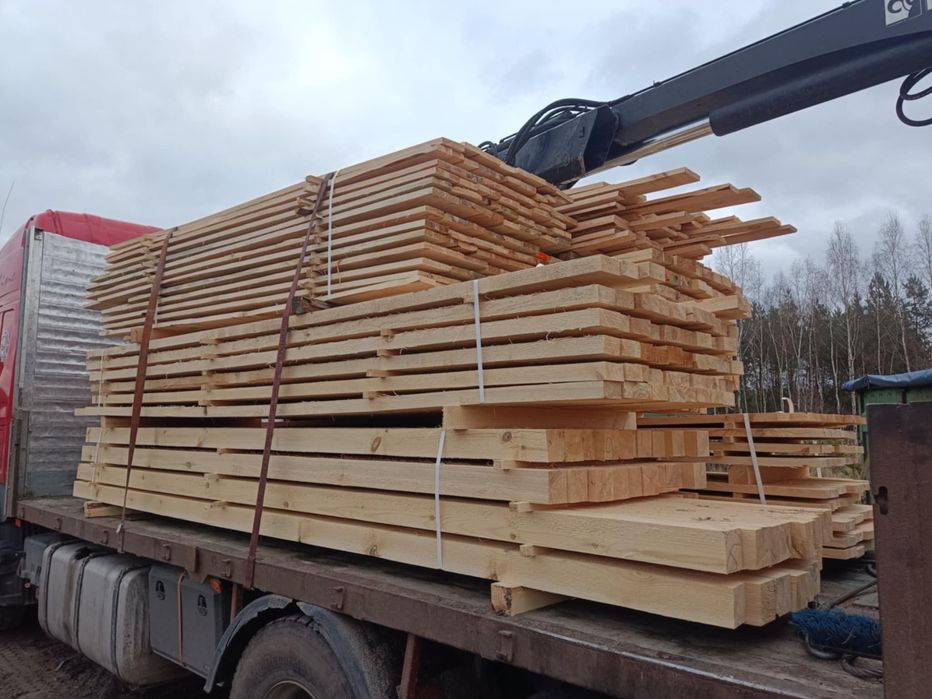 Więźba Dachowa.laty. Deski