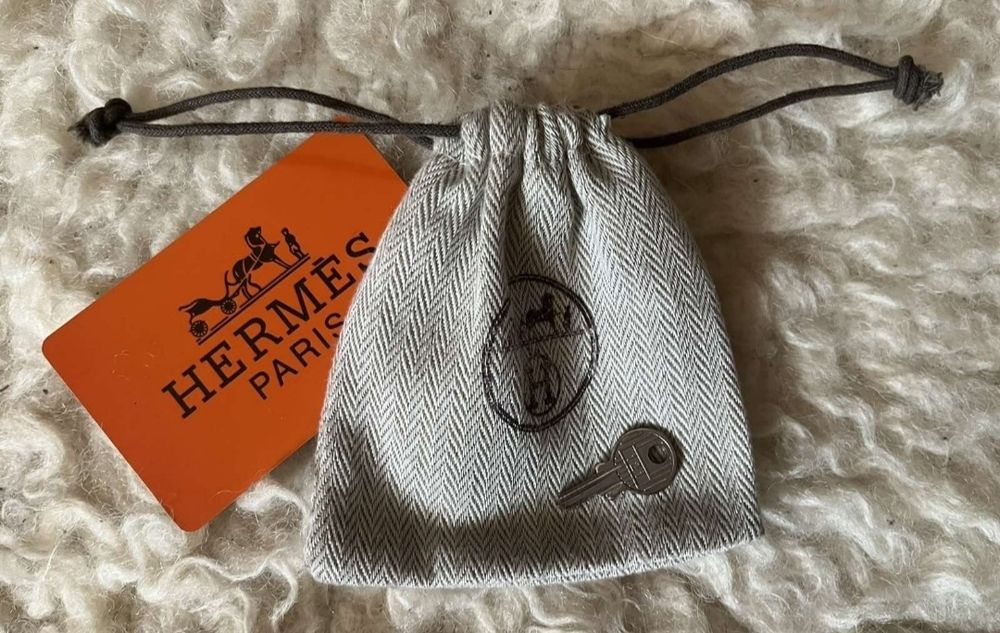 Пыльник карточка ключик к сумке хермес