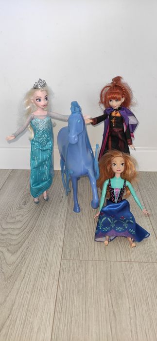 Elsa, Nokk + 2x Anna zestaw Kraina Lodu