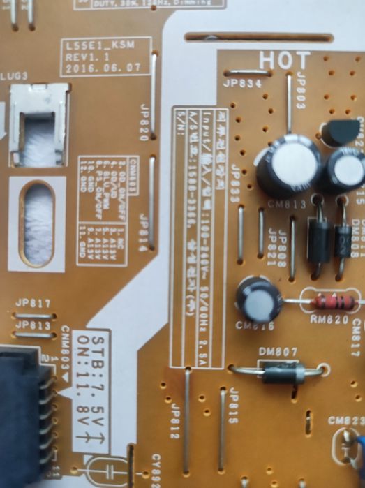 Samsung UE49K6300AW Płyta główna zasilacz