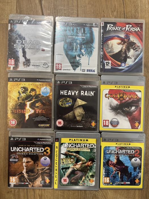 Диски коллекция для ps2 ps3 ps4 одним лотом