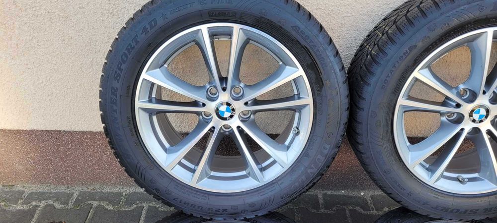 Alufelgi BMW G30 G31 5X112 z oponami 225/55 R17 zima RSC czujniki