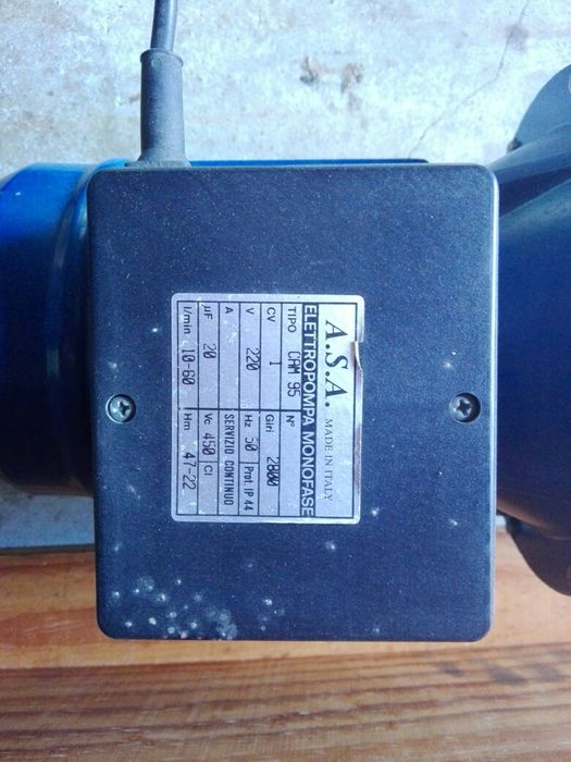 **Nova** Bomba de água A.S.A