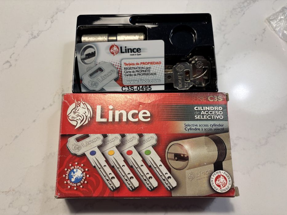 Canhão cilíndrico para fechadura de Casa