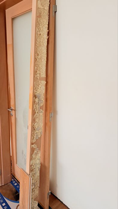 Porta madeira com vidro