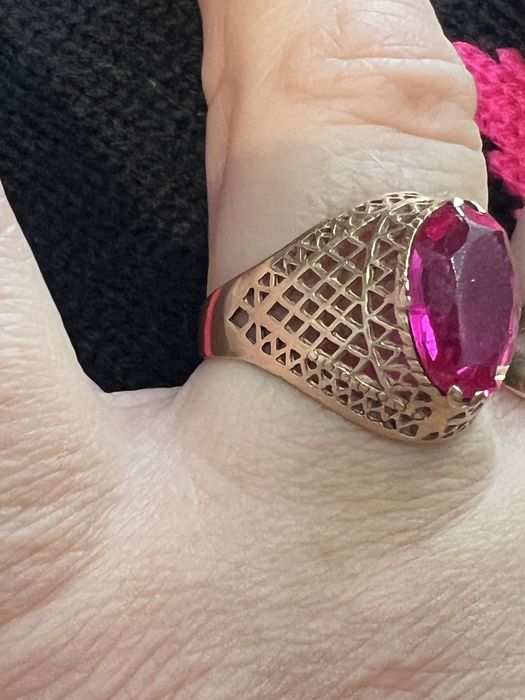 Cydny pierscionek zloto 585