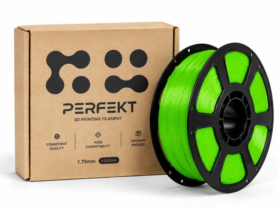 Пластик для 3D-друку (філамент) PERFEKT Pedg 1,75 мм 1 кг