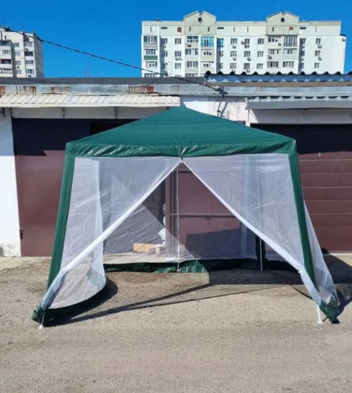 Бесідка Underprice Павільйон Вага 7,5 кг метал 19/25 мм Темно-зелений