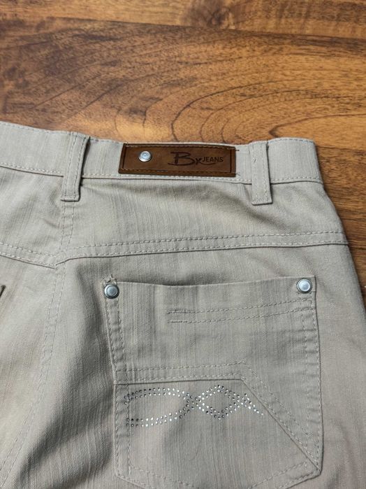 Spodnie materiałowe jeansy proste jeansowe straight BX Jeans 38 M