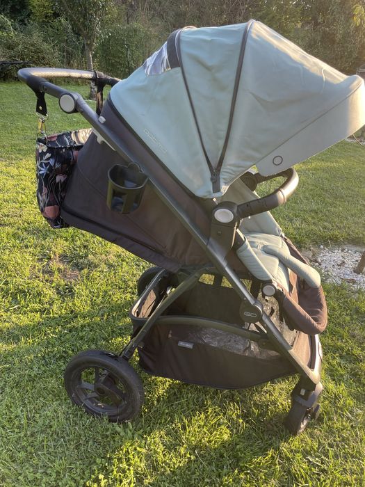 Wózek spacerowy Easy Go Quantrum Air czarno-zielony Agava