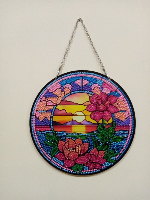 Witraże - haft diamentowy