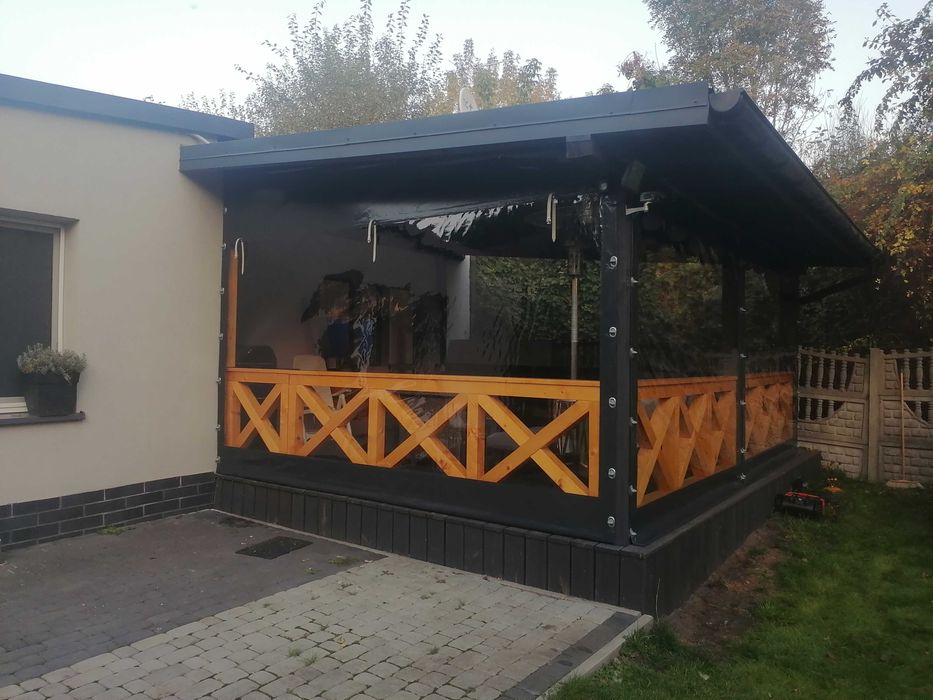 Plandeki , rolety na tarasy , altany , ogródki restauracyjne