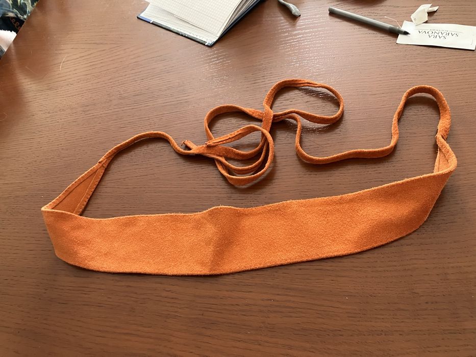 Sprzedam miekki pasek damski  ze skory naturalnej