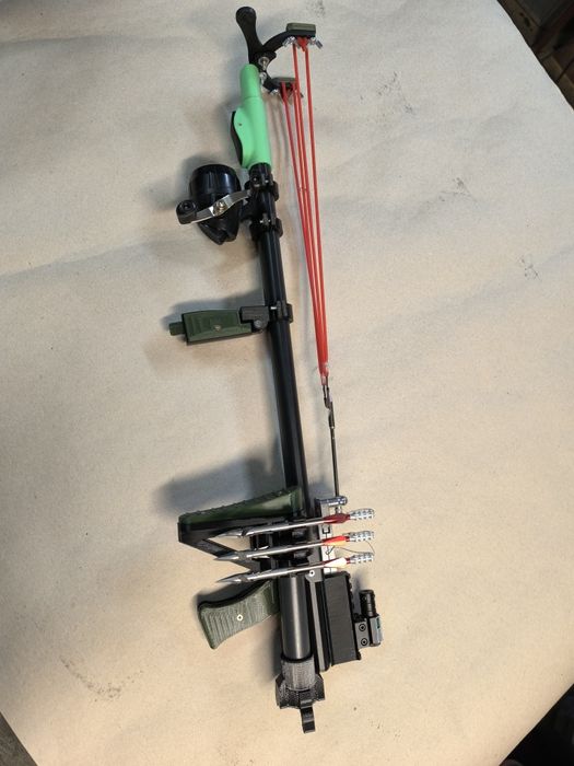 Proca karabinowa, półautomatyczna do łowienia ryb, kusza