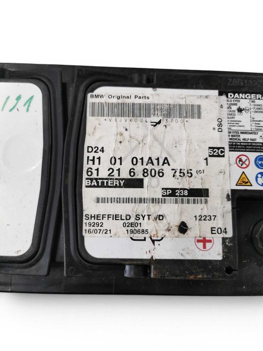 Akumulator samochodowy BMW AGM ORIGINAL 92ah 850A 2021 rok