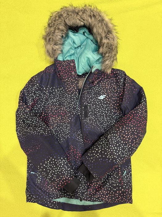 Зимова лижна куртка 4F для дівчинки 152 см