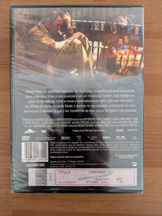 DVD NOVO e SELADO - " Prisioneiro - A Sete Chaves" 2007