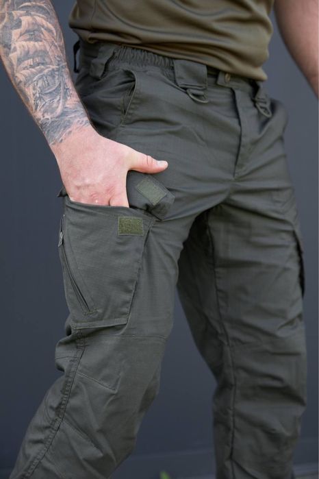 Штани тактичні «Kayman» Military олива ріп стоп