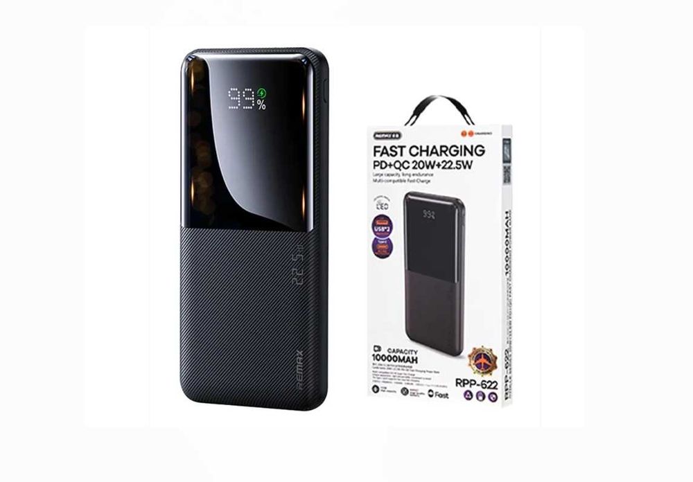 Повербанк (Power Bank) REMAX RPP-622 10000 mAh зі швидкою зарядкою