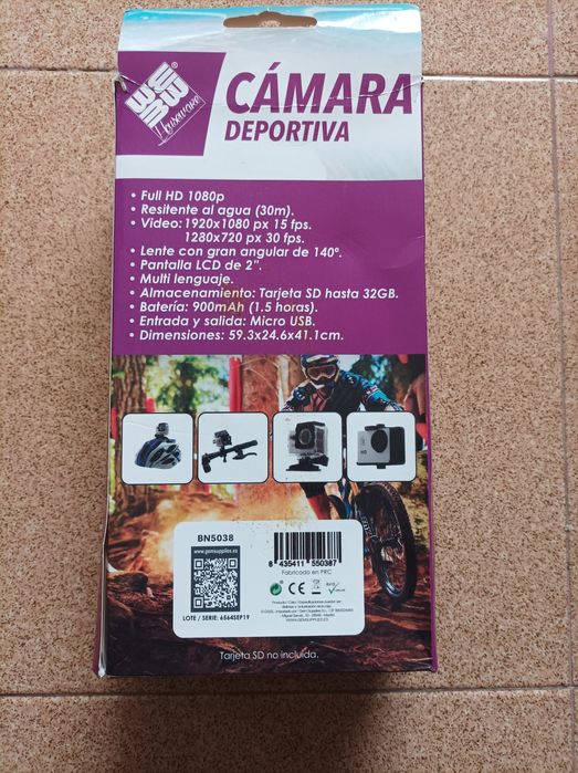 Câmara de filmar a prova de água nova.