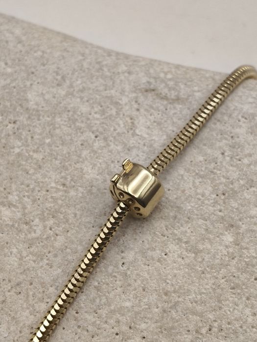 Złoty Charms stoper do bransoletki modułowej