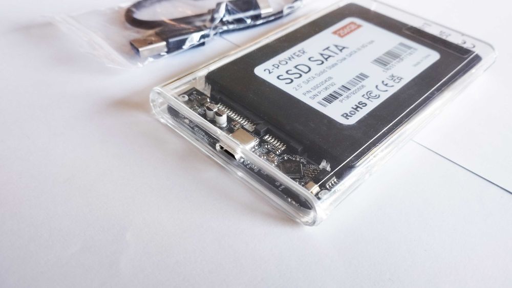 NOVO - 2-POWER Disco Externo 256GB - SSD - USB-C