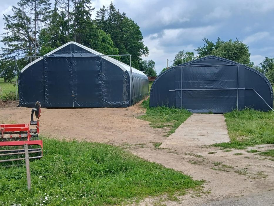 Hala łukowa 9x20x5m DOSTĘPNE OD RĘKI na bele garaż wiata magazyn nam