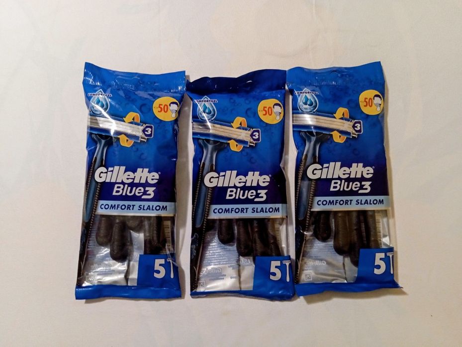 Gillette Blue3 Comfort Slalom maszynki do golenia 15 szt. 3 opk.