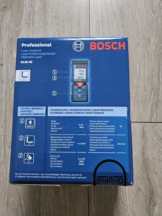 Dalmierz laserowy Bosch GLM 40 DARMOWA DOSTAWA
