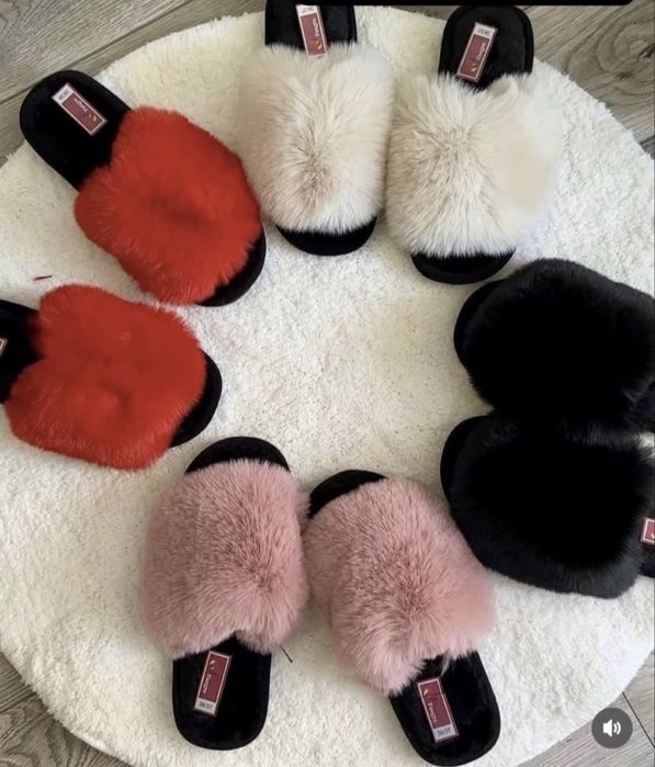 Женские Комнатные Меховые тапки  капібара женские танкетка пушистые