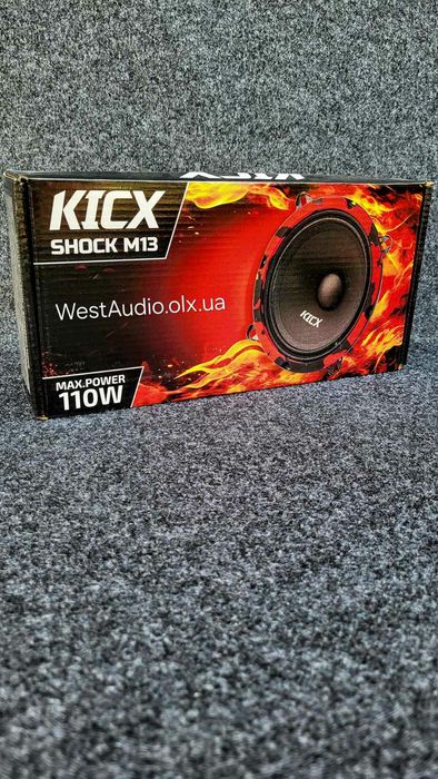 13см НОВИНКА Kicx Shock M13 динаміки в авто, колонки
