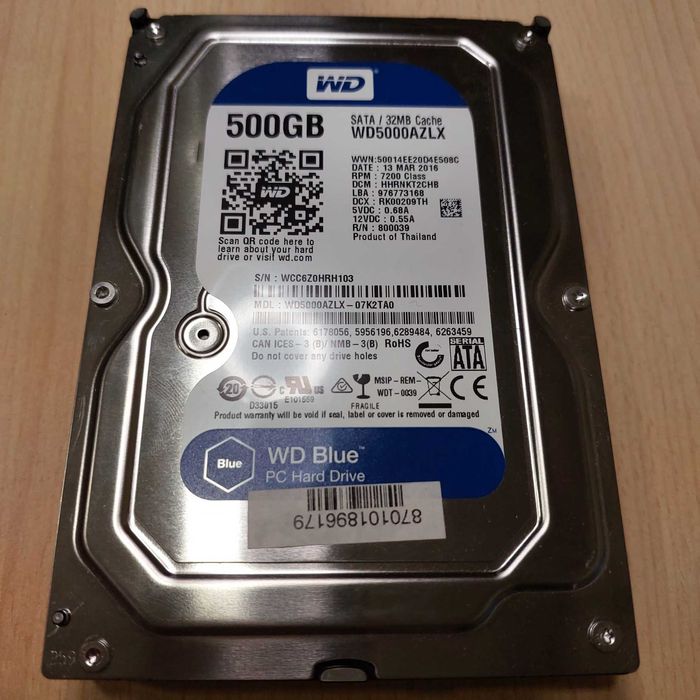 Жесткий диск HDD 3,5' Seagate 500gb