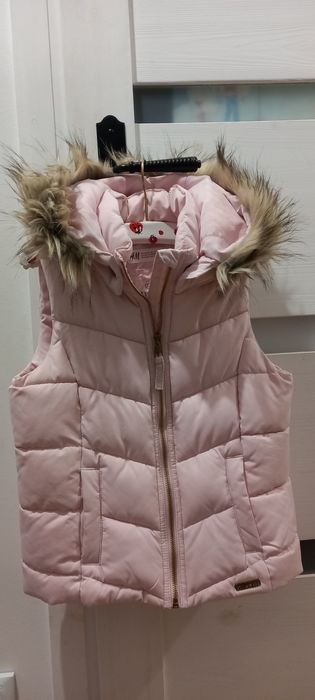 Zara h&m kamizelka bezrękawnik 134-140, 8-10lat dla dziewczynki