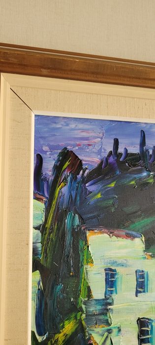 Obraz Olejny Erik Lo Ohlqvist Pejzaż Śródziemnomor