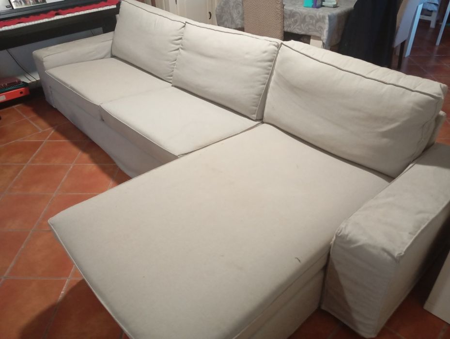 Sofá com chaiselong