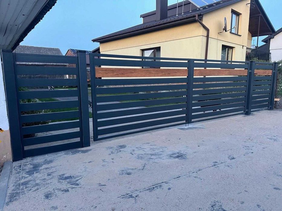 Ogrodzenie panelowe Siatka panelowa Brama Montaż Na wymiar